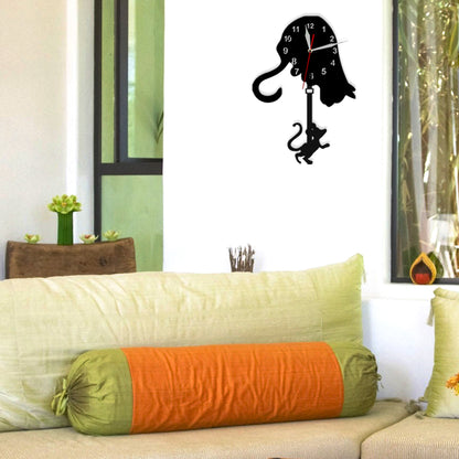 Orologio da parete Silhouette elefante