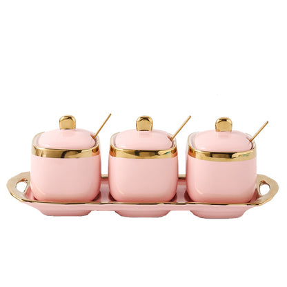Contenitori ceramica rosa