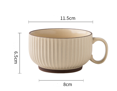 Tazza caffè righe nordica