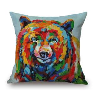 Cuscino con stampa artistica