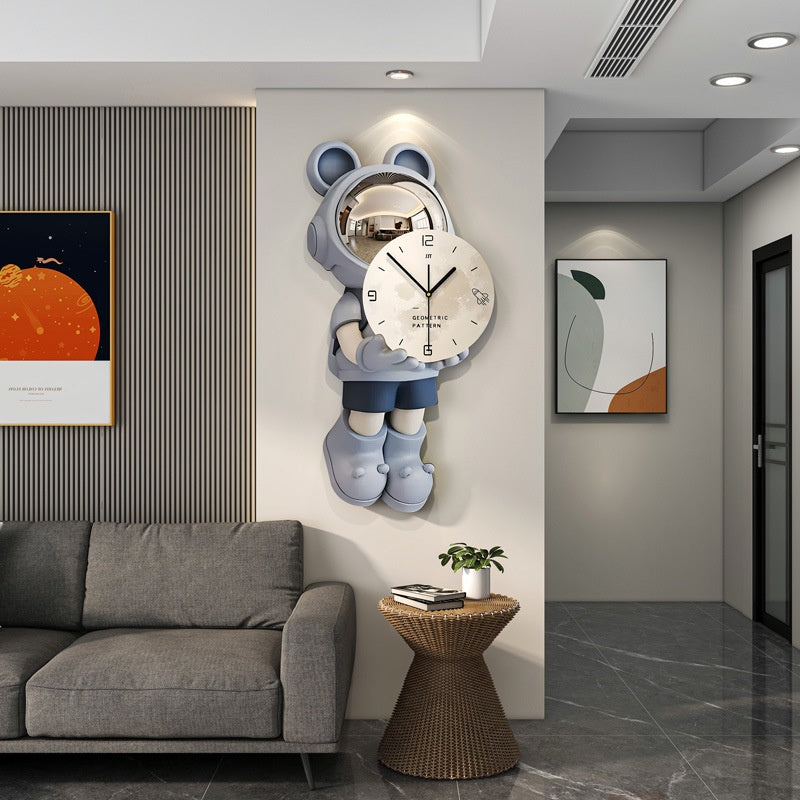 Orologio da parete Astronauta blu