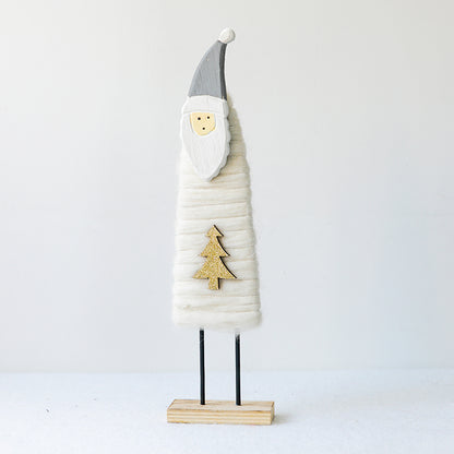 Decorazione alce feltro natale