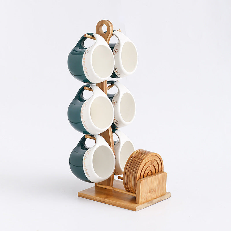 Set caraffa e tazze ceramica