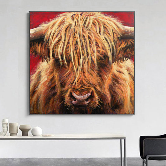 Quadro su tela Mucca