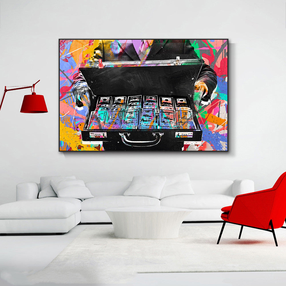 Quadro doodle astratto