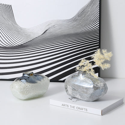 Vaso con texture astratta