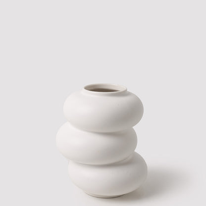 Vaso bianco ceramico