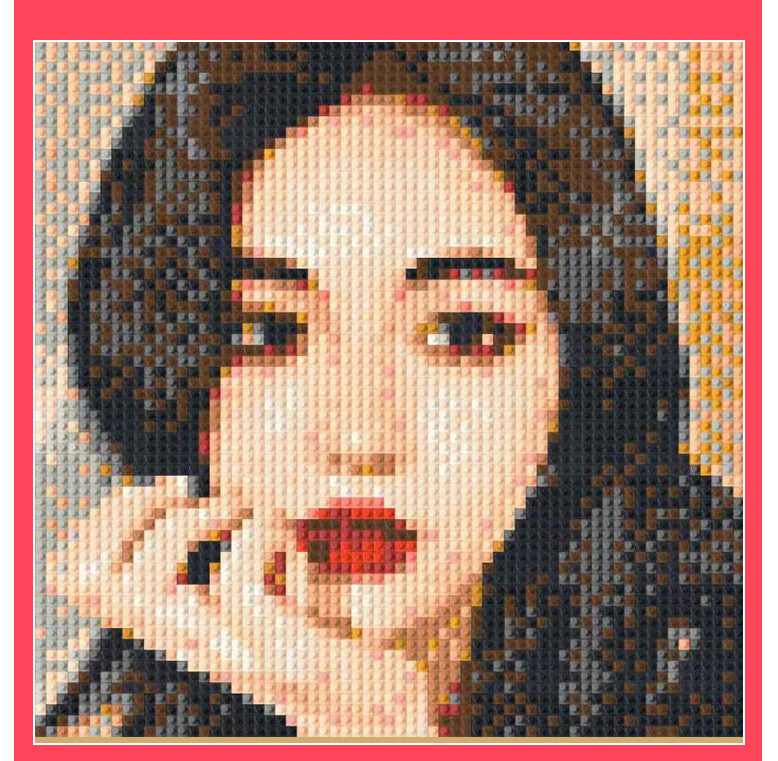 Quadro pixel personalizzato
