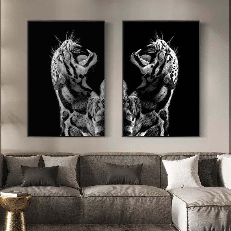 Stampa Tigre Bianco e Nero