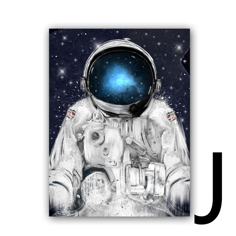 Quadro Spazio e Stelle