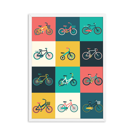 Quadro su tela Biciclette minimaliste