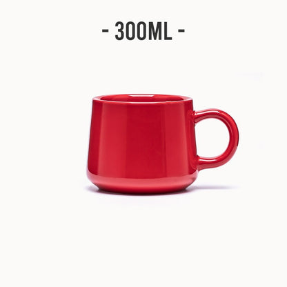 Tazza ceramica rossa
