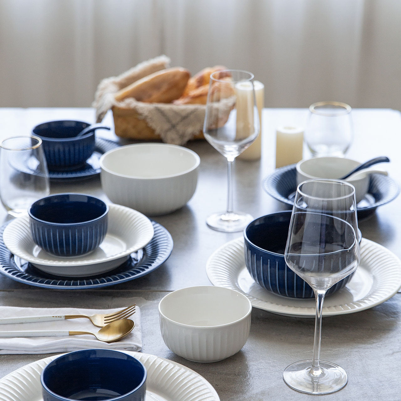 Posate blu nordiche