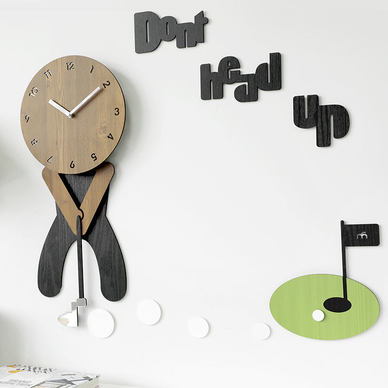 Orologio da parete Sagomato legno