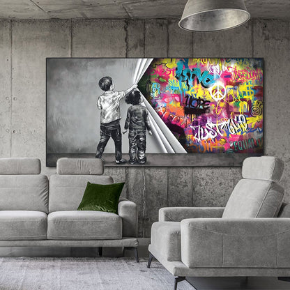 Quadro Graffiti Astratto