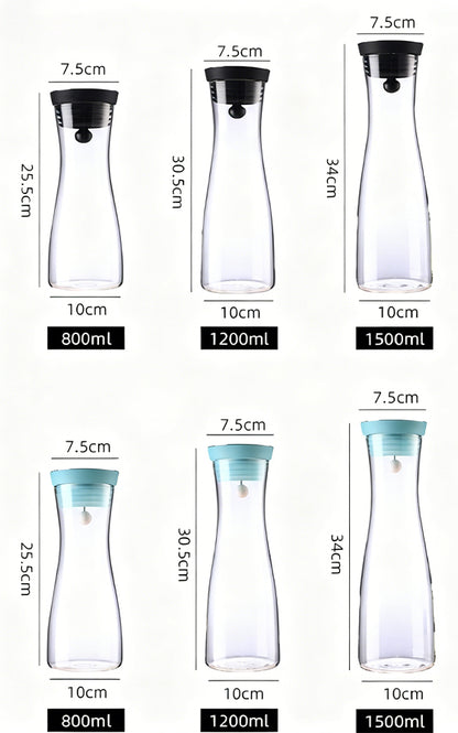 Caraffa di vetro