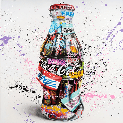 Quadro street art con graffiti