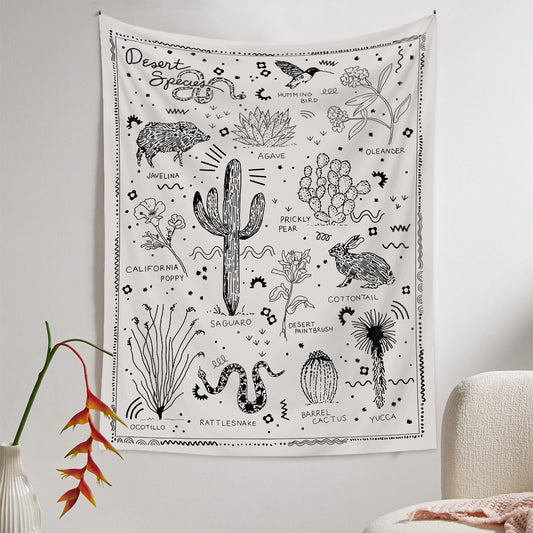 Arazzo Flora e fauna del deserto
