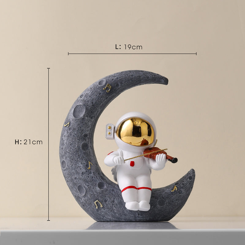 Figurina astronauta resina