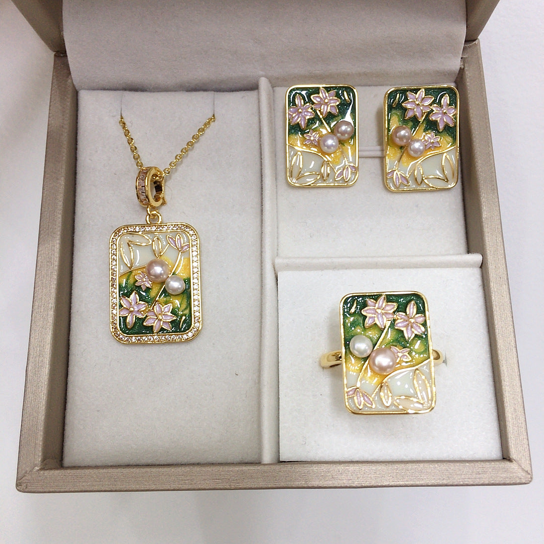 Collana Perla d'Acqua Dolce Giardino