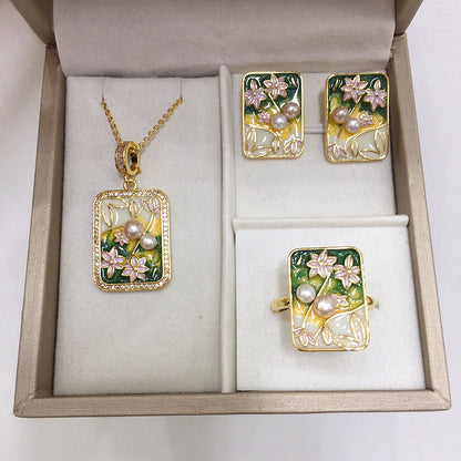 Collana Perla d'Acqua Dolce Giardino