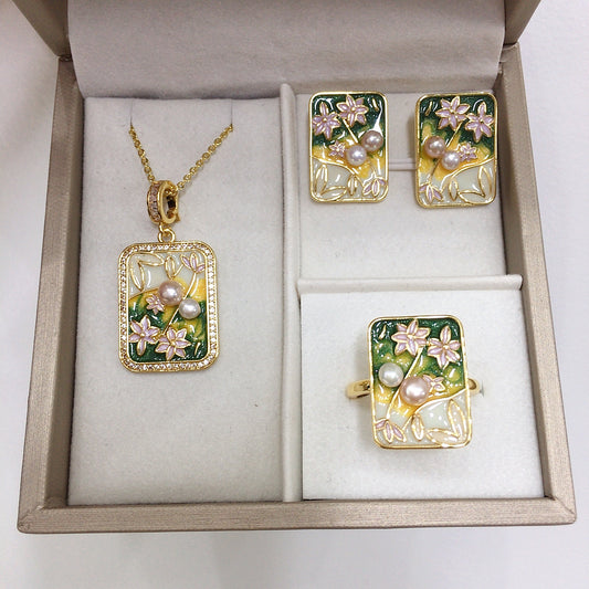 Collana Perla d'Acqua Dolce Giardino