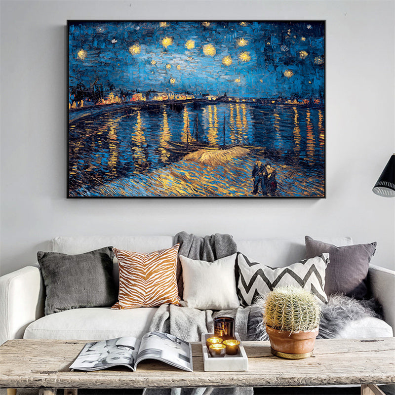 Quadro notte stellata