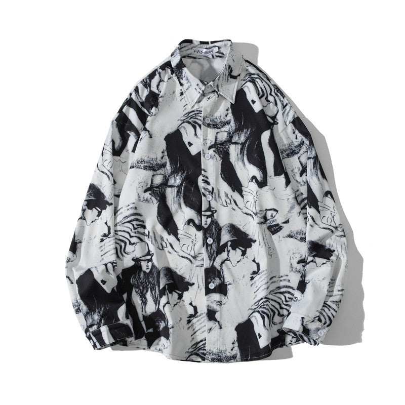 Camicia Fiori Dipinti