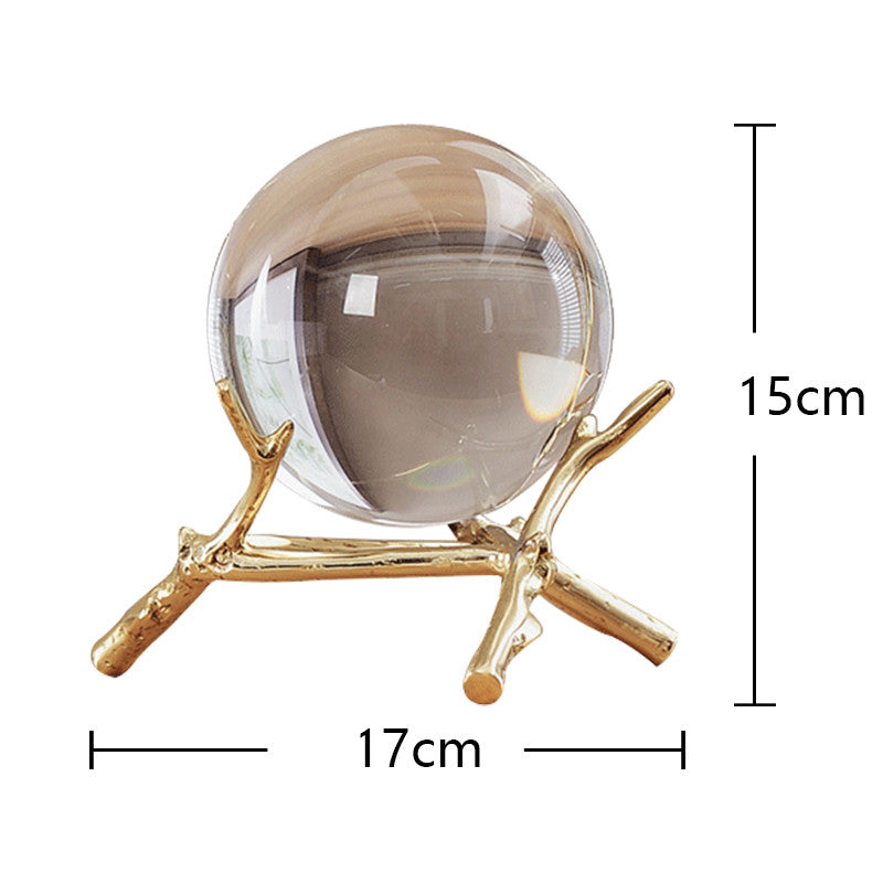 Sfera decorativa in cristallo