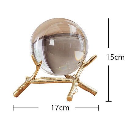 Sfera decorativa in cristallo