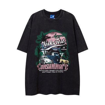 T-shirt Uomo Stampa Dipinta