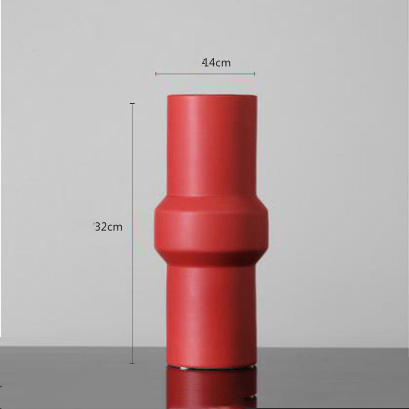 Vaso ceramica colori Morandi