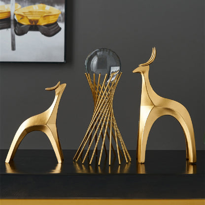 Decorazione Cervo Geometrica