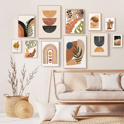 Quadro bohemien sole luna