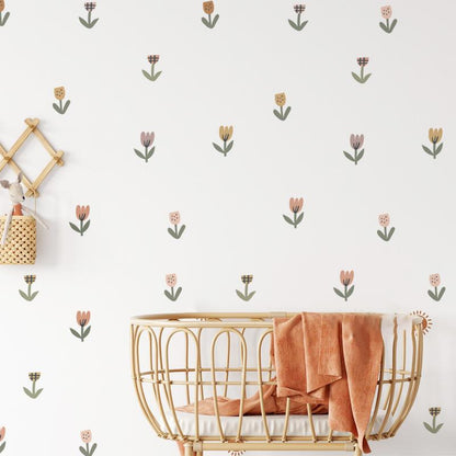 Adesivo tulipani bohemien