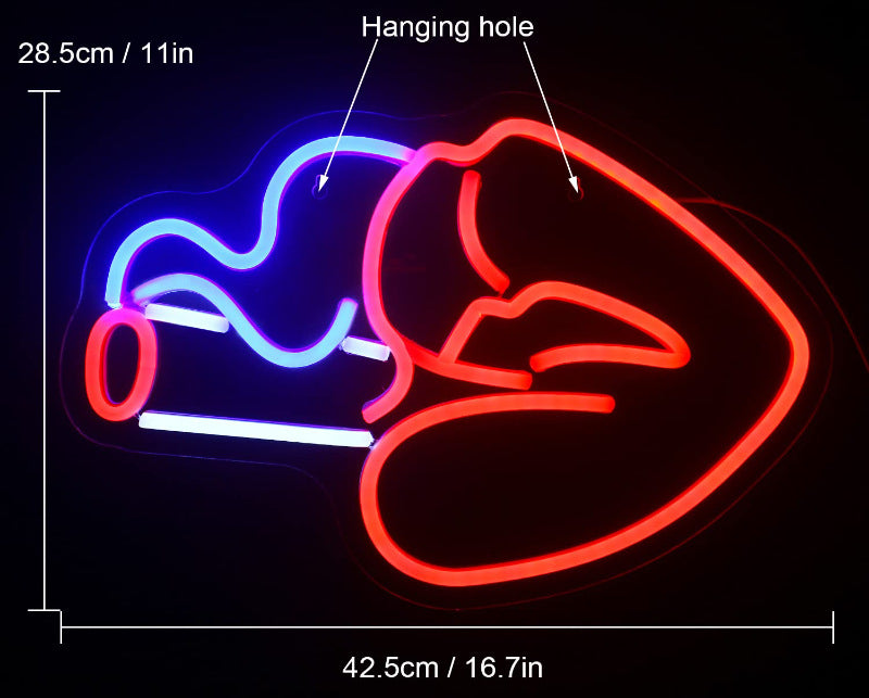 Insegna neon tema sport