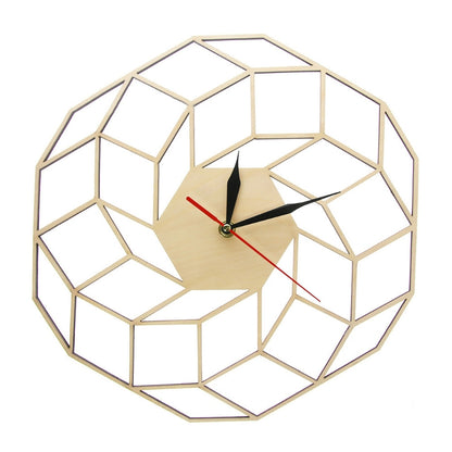 Orologio da parete Doppio geometrico