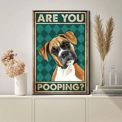 Quadro cane astratto