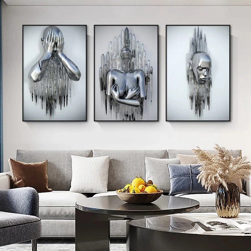 Tela sagome metalliche