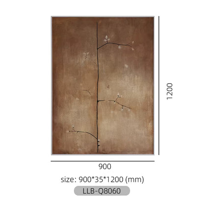 Quadro wabi-sabi dipinto a mano