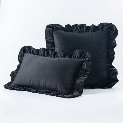 Cuscini velluto pizzo
