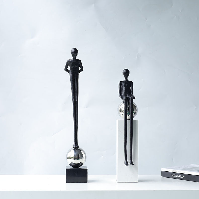 Decorazione metallo astratta