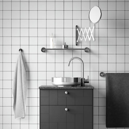 Adesivo murale Bagno minimalista