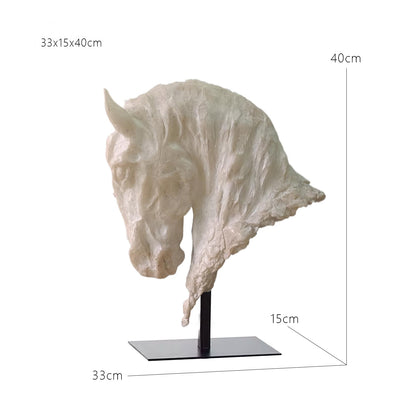 Decorazione cavallo nero