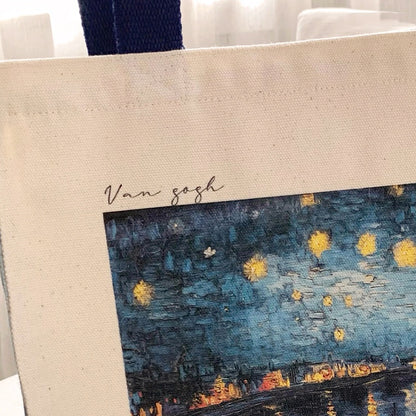 Borsa Tela Notte Stellata