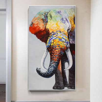 Quadro Elefante Astratto