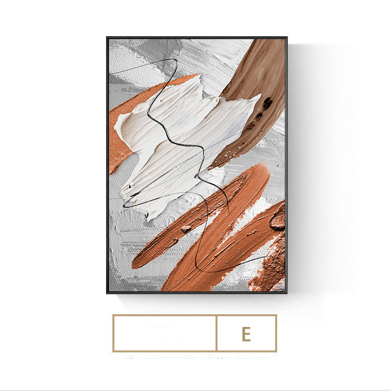 Quadro astratto palette Morandi
