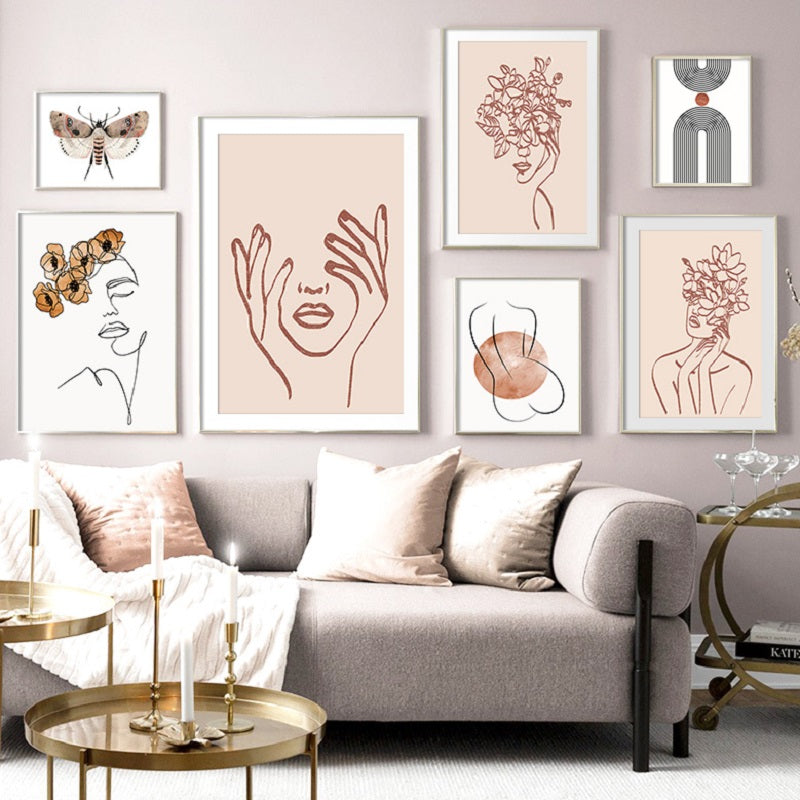 Quadro spray senza cornice