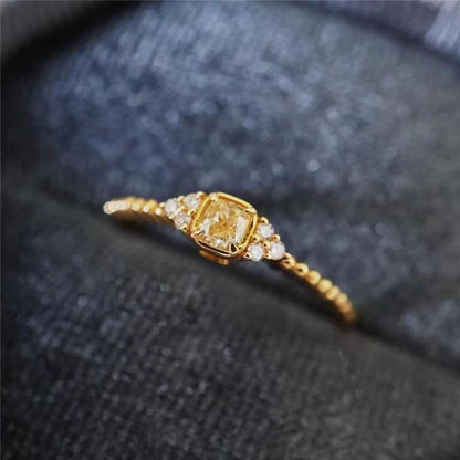 Anello Citrino Naturale