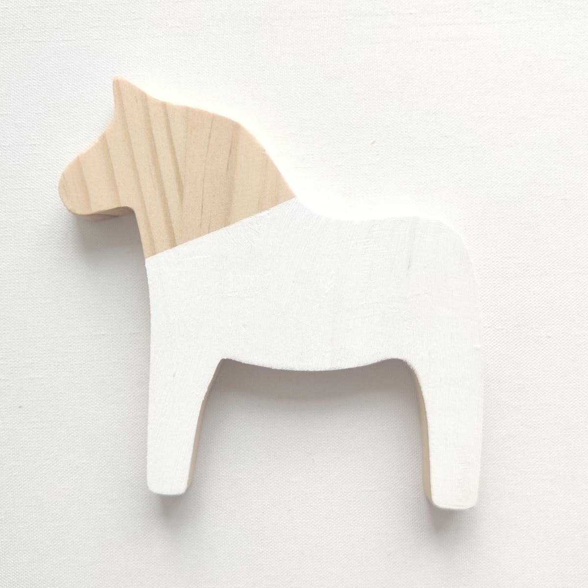 Ornamento cavallo legno